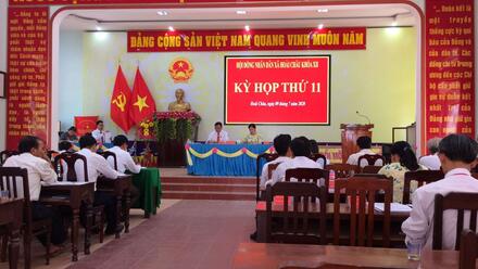 HĐND xã Hoài Châu tổ chức kỳ họp thứ 11, HĐND khóa XII